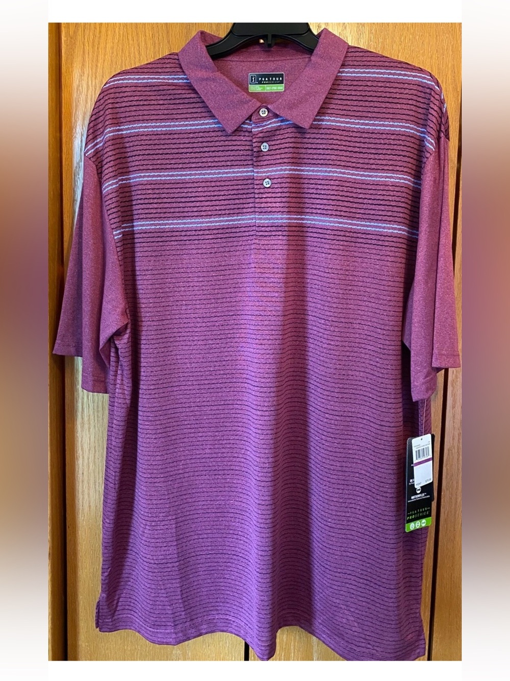 Mens 2X Golf PGA Tour Polo Shirt NWT $70 Short Sleeve Driflux Moisture Wicking